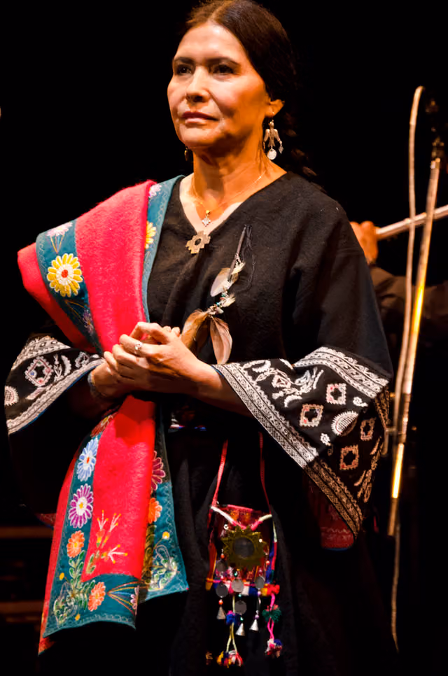 Luzmila Carpio at the Mercado de Industrias Culturales del Sur (MICSUR)
