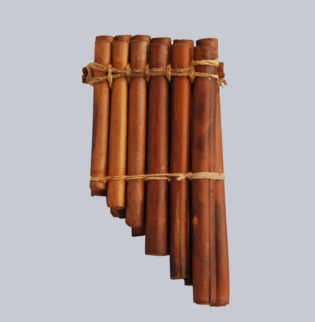 Zampoña de la cultura Lima (200 a. C.–700 d. C.), Museo de sitio Huallamarca