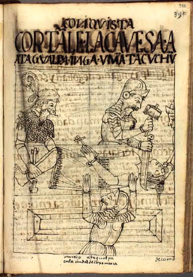 Execution of Atahualpa, 1615