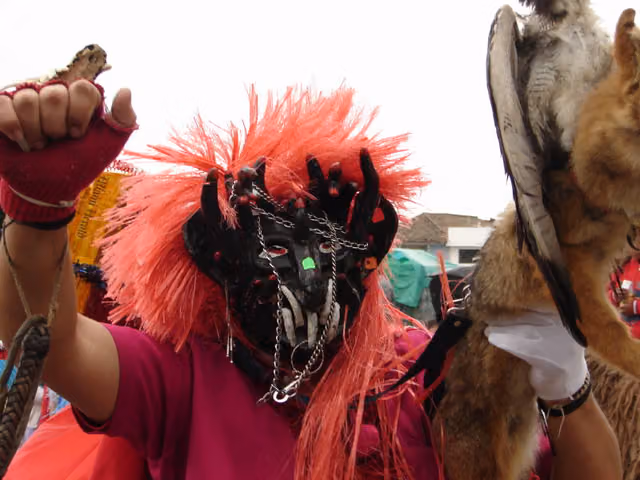 Diablada de Píllaro, photograph 035 (6 January 2007)