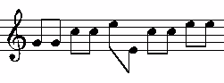 Charango (drawing with tuning)