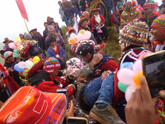Linderaje boundary-walking, Fortaleza community, Cusco 2019 (photo 35)