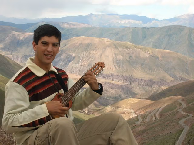 Gabriel Moruga, charango player (Argentina)
