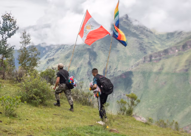 Walking the boundary of the Humachurco community