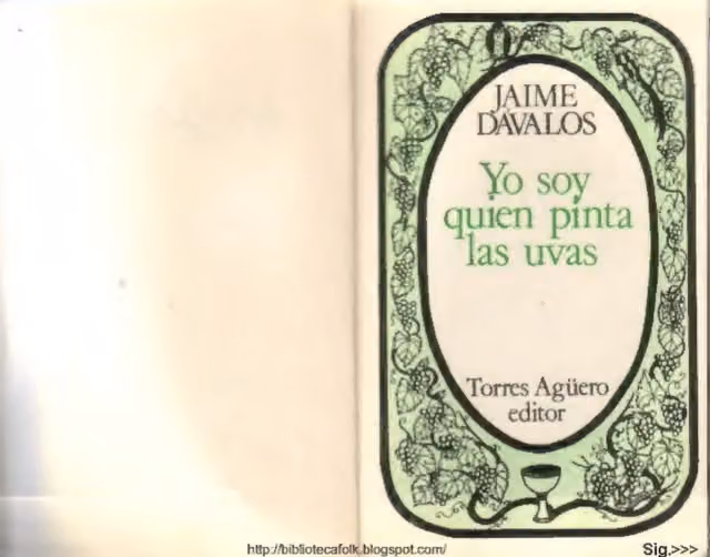 Yo soy quien pinta las uvas (songbook)