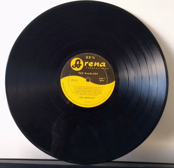 Portada de un disco de The Ramblers (Chile, años 1960)