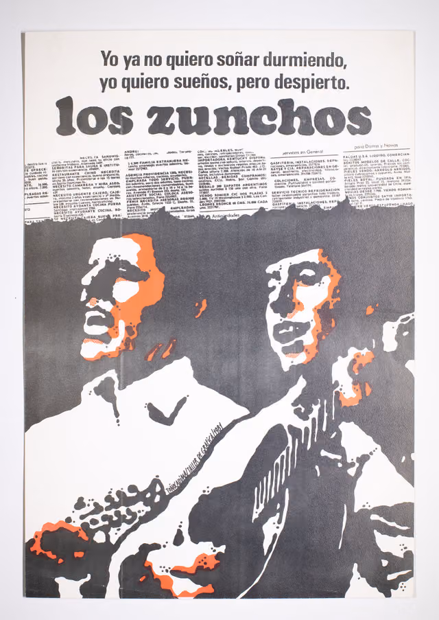 Afiche del grupo Los Zunchos
