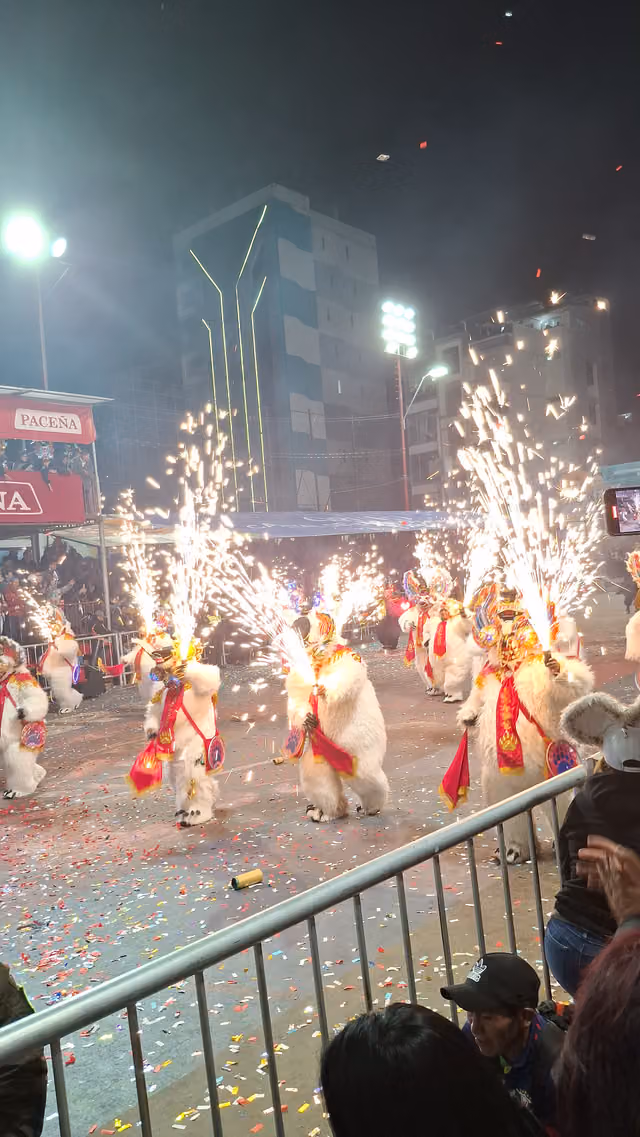 Oruro Carnival: jucumari bear costume