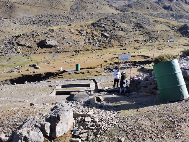 Unupata, sacred water pools at Qoylluriti