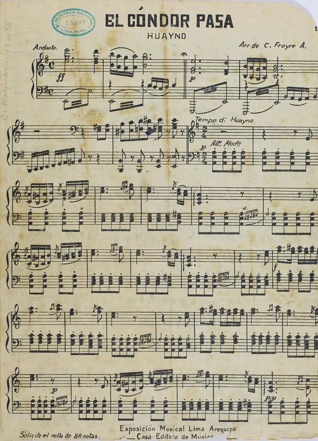 El cóndor pasa (piano score) — Page 3