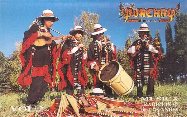 Música tradicional de los Andes, vol. 2 (P'unchay, 1991): cover art