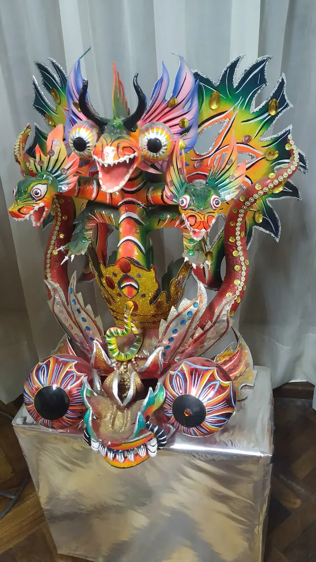 Máscara de la diablada del Carnaval de Oruro