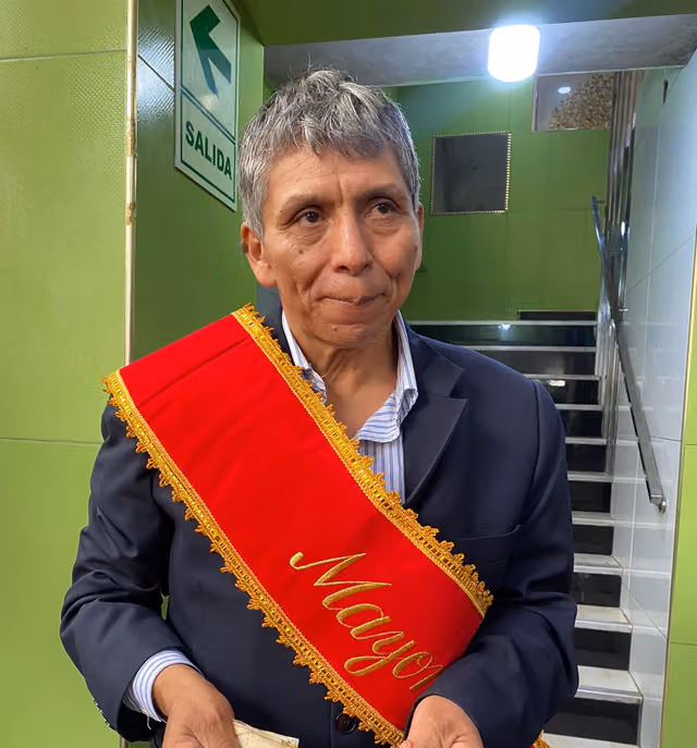 Steward of the patron saint festival of the Virgin of Candelaria
