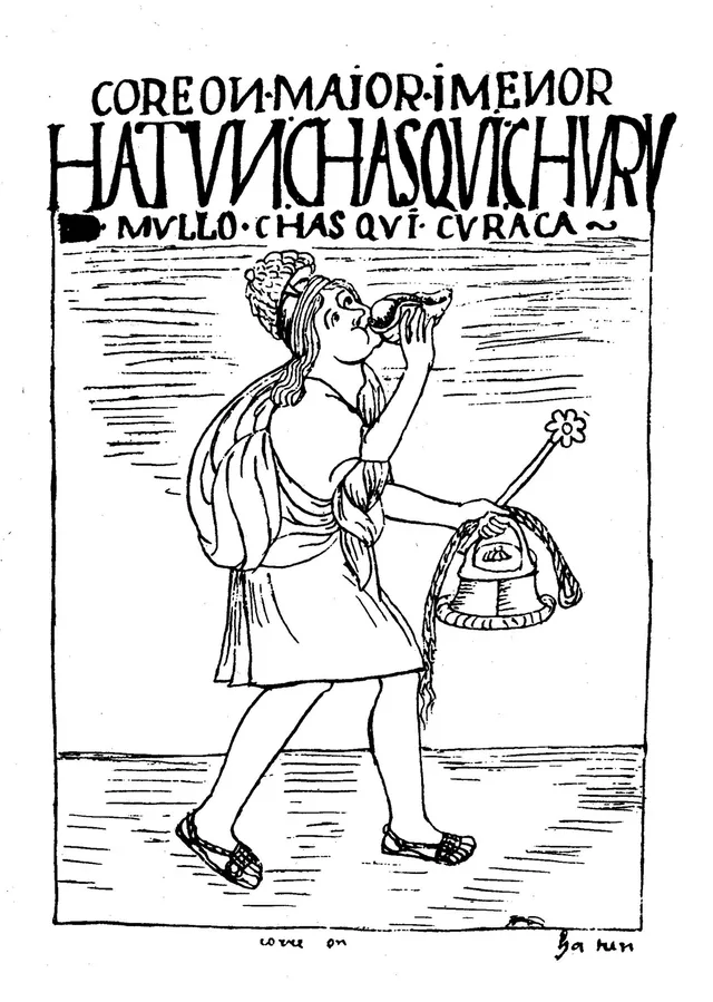 Guamán Poma de Ayala (1616): chasqui