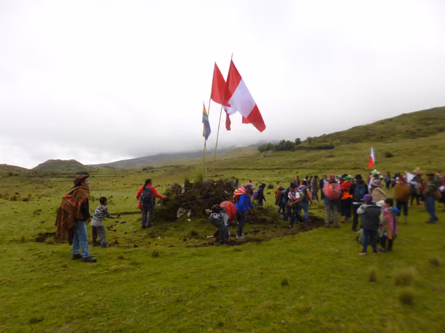 Linderaje boundary-walking, Fortaleza community, Cusco 2019 (photo 10)