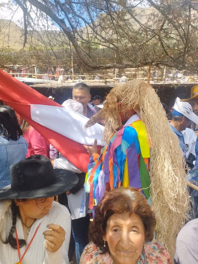 Virgen del Rosario festivity, Cusco (100): character of the Qhapaq Chunchu dance