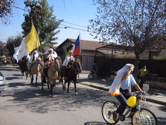 Cuasimodo riders in Puente Alto