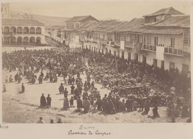 Procesión de Corpus Christi en Sucre
