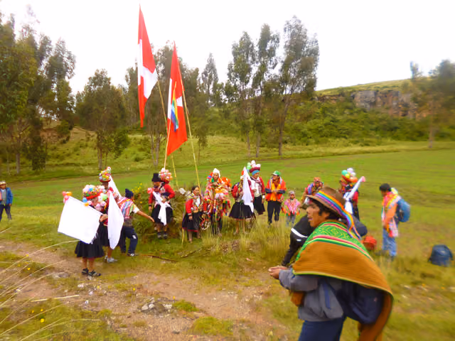 Communal boundary walk (linderaje) in the Fortaleza community, Cusco (58)