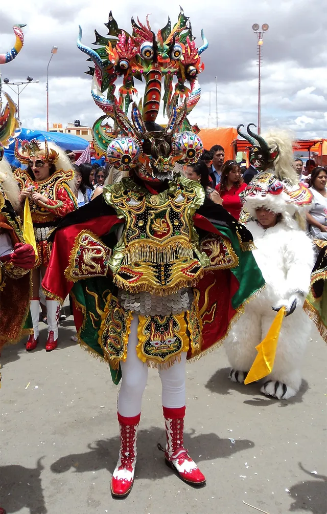 Diablada en Oruro, Bolivia, 2 de febrero (origen)