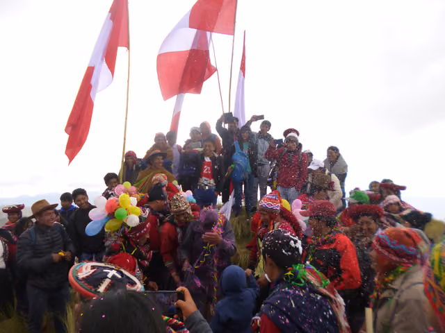 Linderaje boundary-walking, Fortaleza community, Cusco 2019 (photo 39)