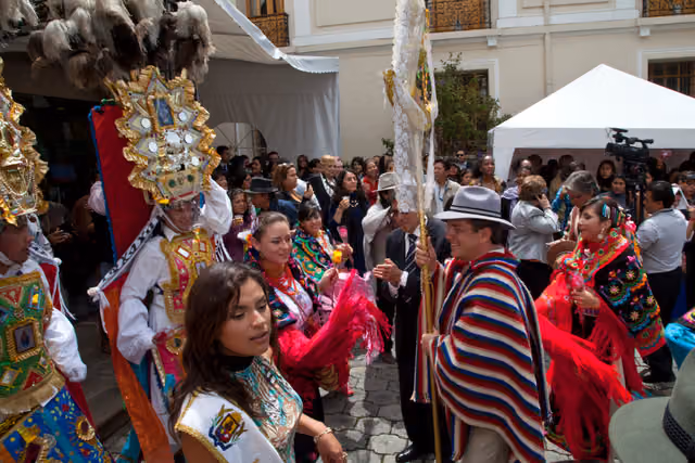 Foreign Minister Patiño named prioste mayor of the Corpus Christi festival (8895004651)
