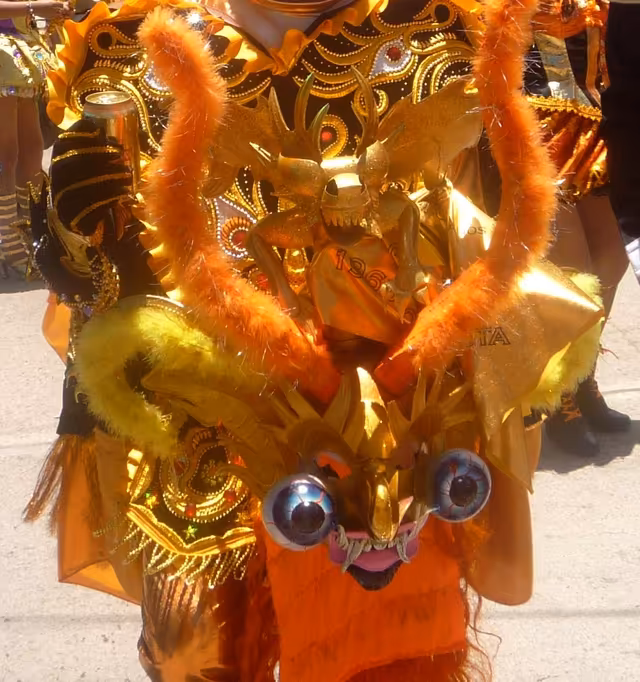 Lesser devil mask, Bellavista diablada