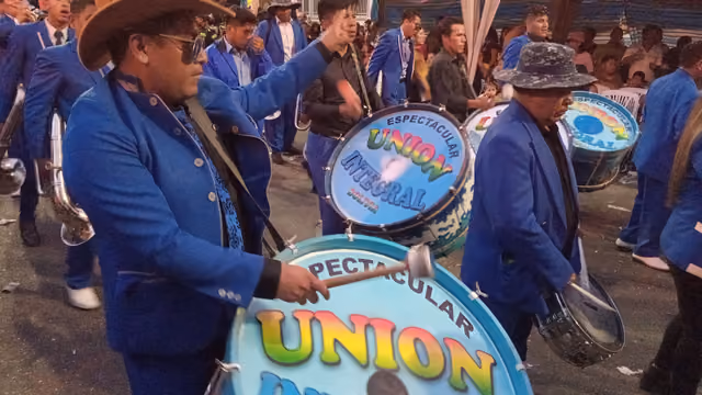 Bass drums of the Unión band