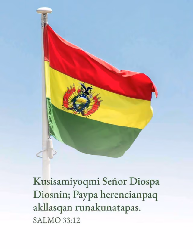 Folleto evangélico en quechua de Bolivia