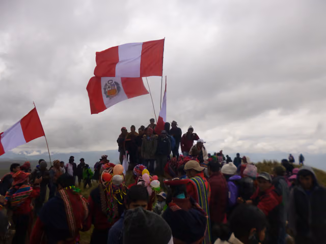 Linderaje boundary-walking, Fortaleza community, Cusco 2019 (photo 28)