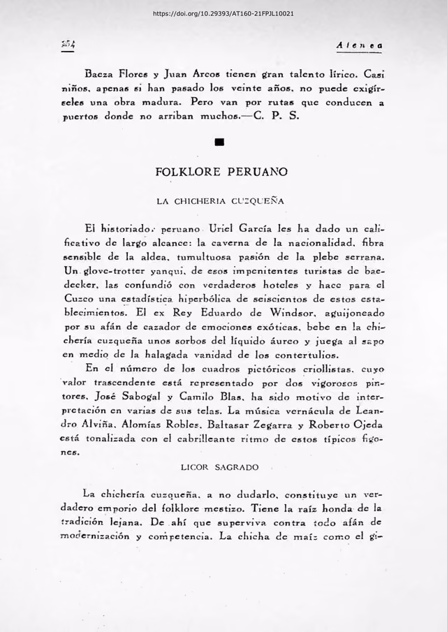 Peruvian folklore