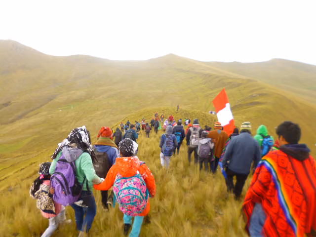 Linderaje boundary-walking, Fortaleza community, Cusco 2019 (photo 43)