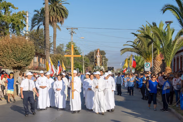 Procession of the Virgen de las 40 Horas, Limache (07)