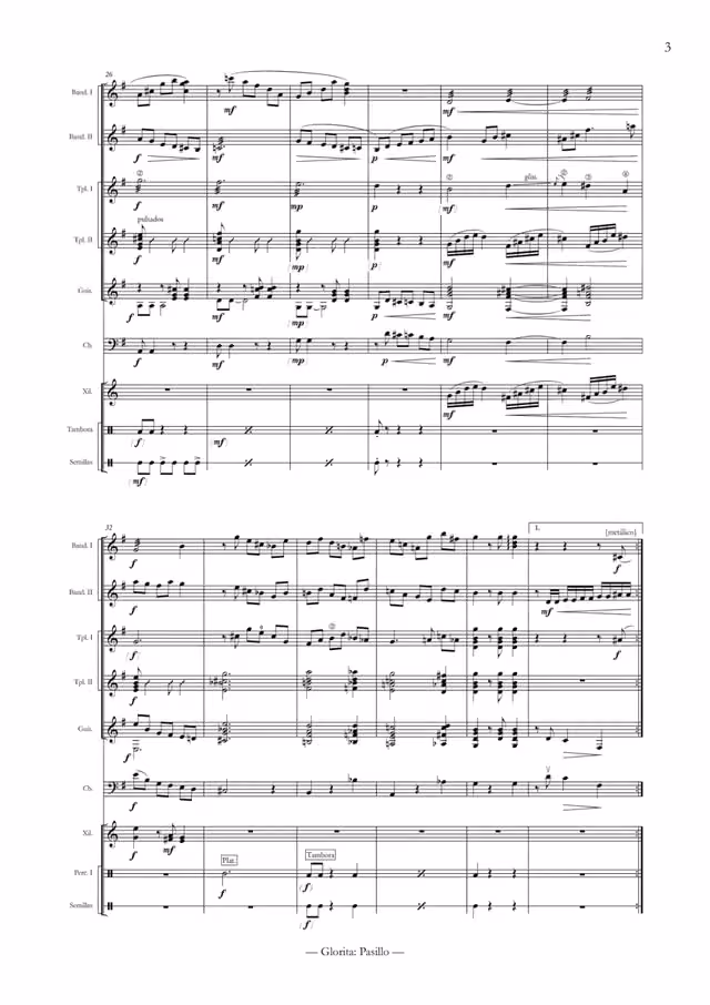 Pasillo Glorita (score) — Page 3