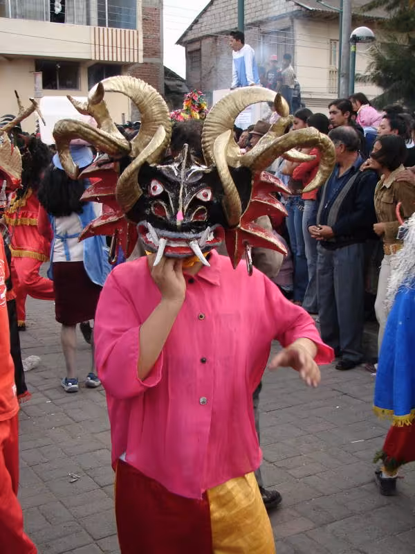 Diablada de Píllaro, fotografía 096