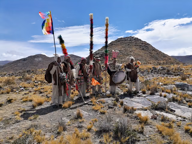 Musicians in Tahari (Bolivia)