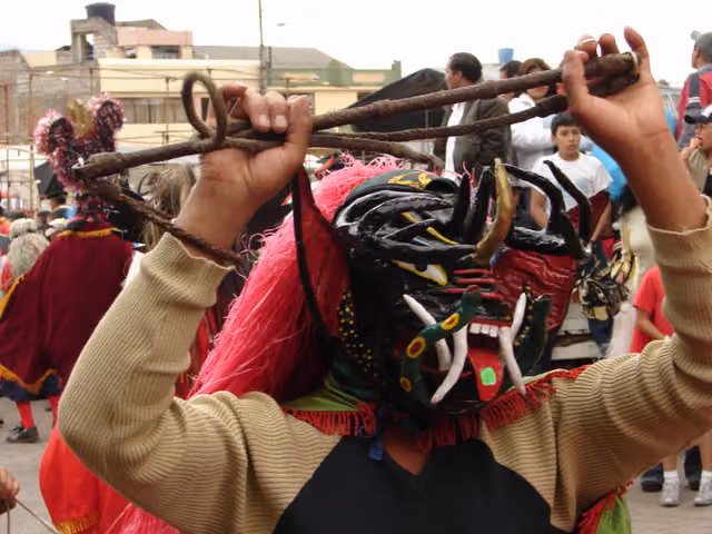 Diablada de Píllaro, photograph 033 (6 January 2007)