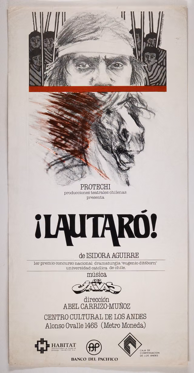 Poster for Lautaro, Centro Cultural de los Andes (1982)