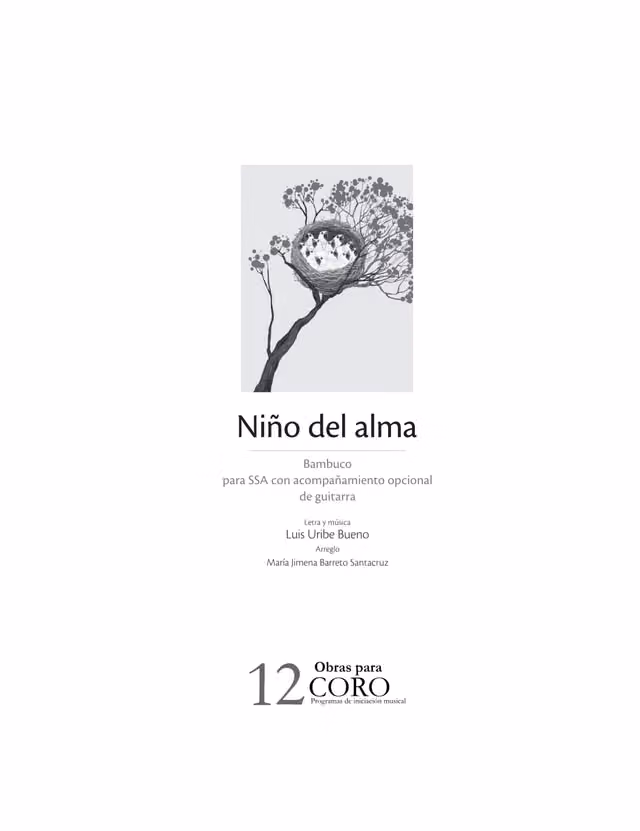 Batuta, score 'Niño del alma' — Page 1