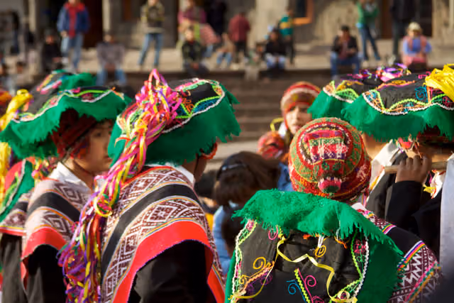 Traditional Andean dance festival, Cusco (086)