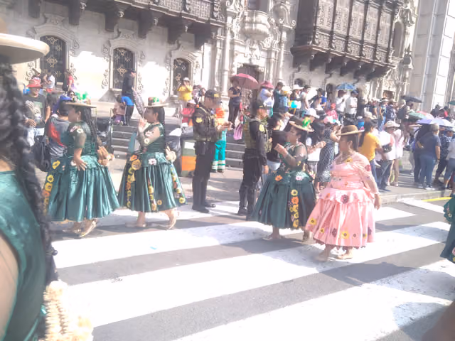Morenada in the Lima pasacalle for the Virgin of Candelaria (2024)