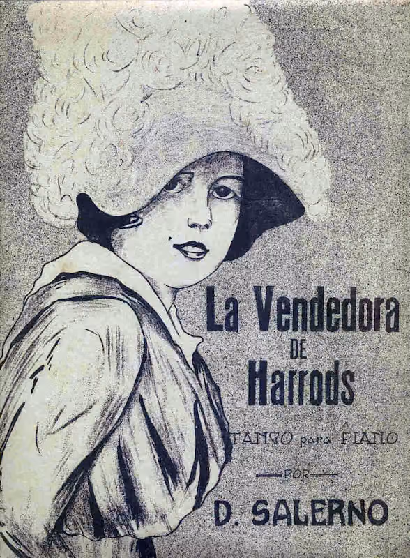 La vendedora de Harrods (1921), sheet music — Page 1