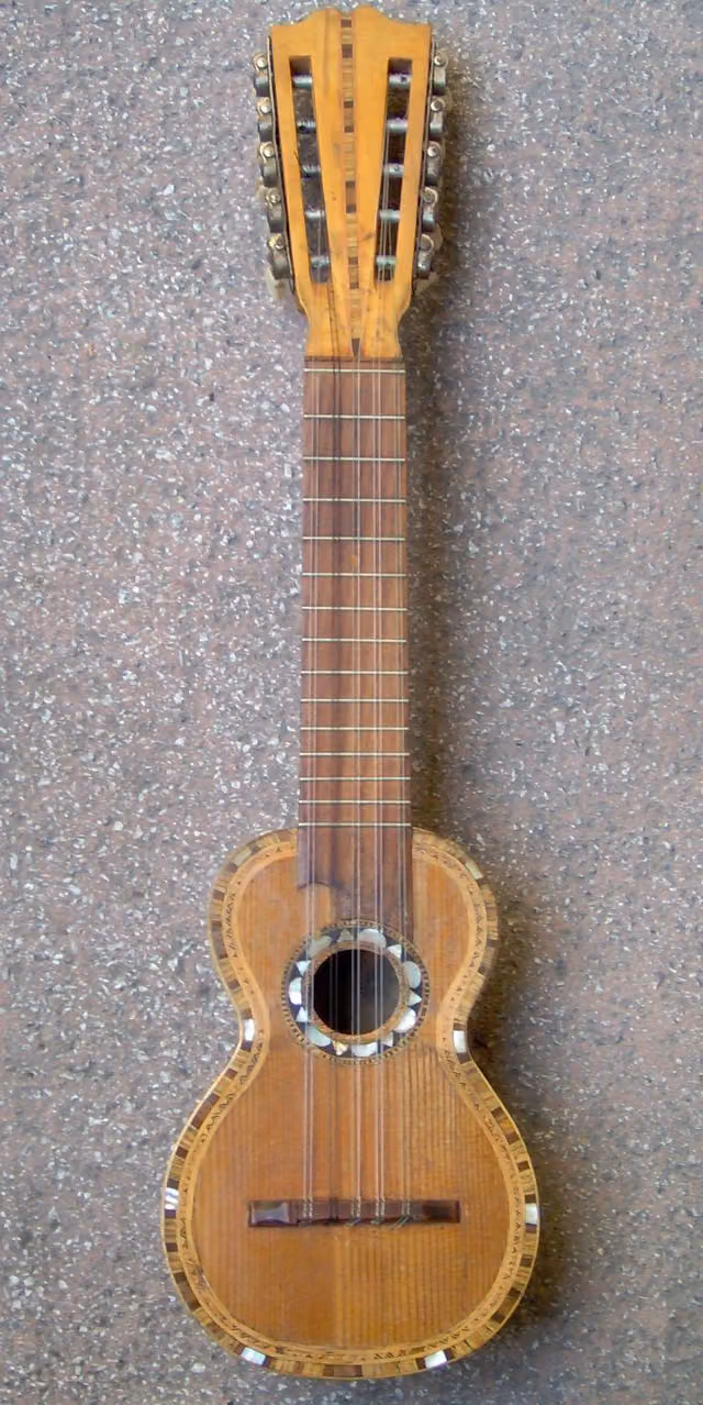 Bolivian charango (overall view, 002)