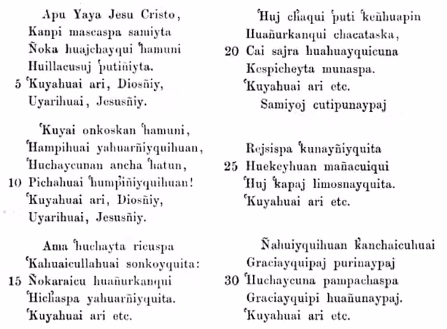 Apu Yaya Jesu Cristo (Middendorf, 1891) — Page 1