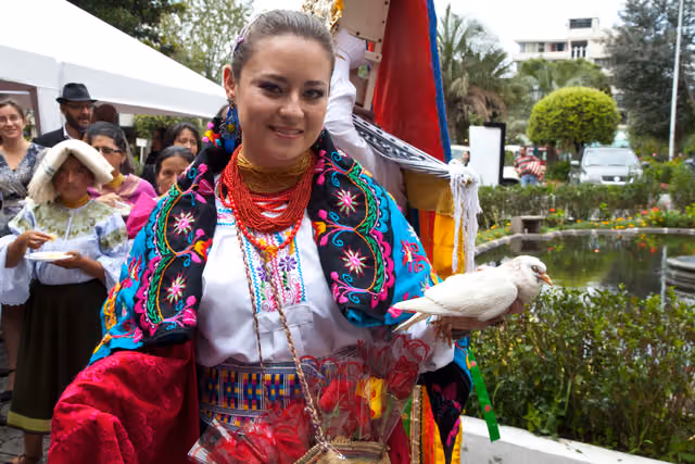 Prioste mayor of the Corpus Christi festival, Quito 2013 (9599711399)