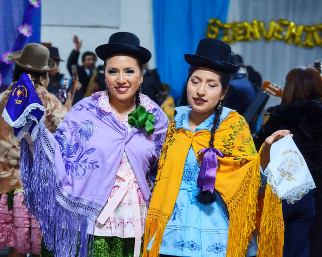 Cholias of the Pandilla Puneña dance in Puno