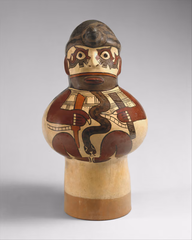 Nazca ceramic drum (1st century CE), photo 3