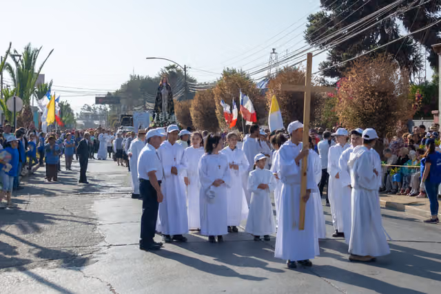 Procession of the Virgen de las 40 Horas, Limache (03)