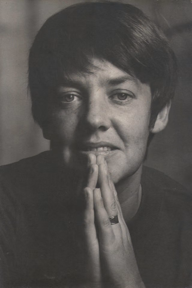 María Elena Walsh, portrait by Anatole Saderman