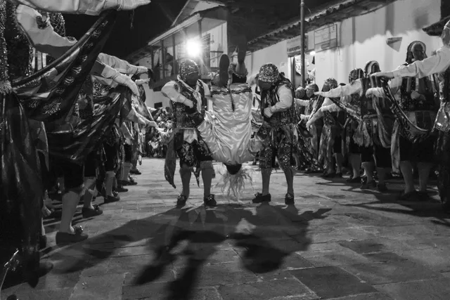 Head caporal of the Contradanza troupe